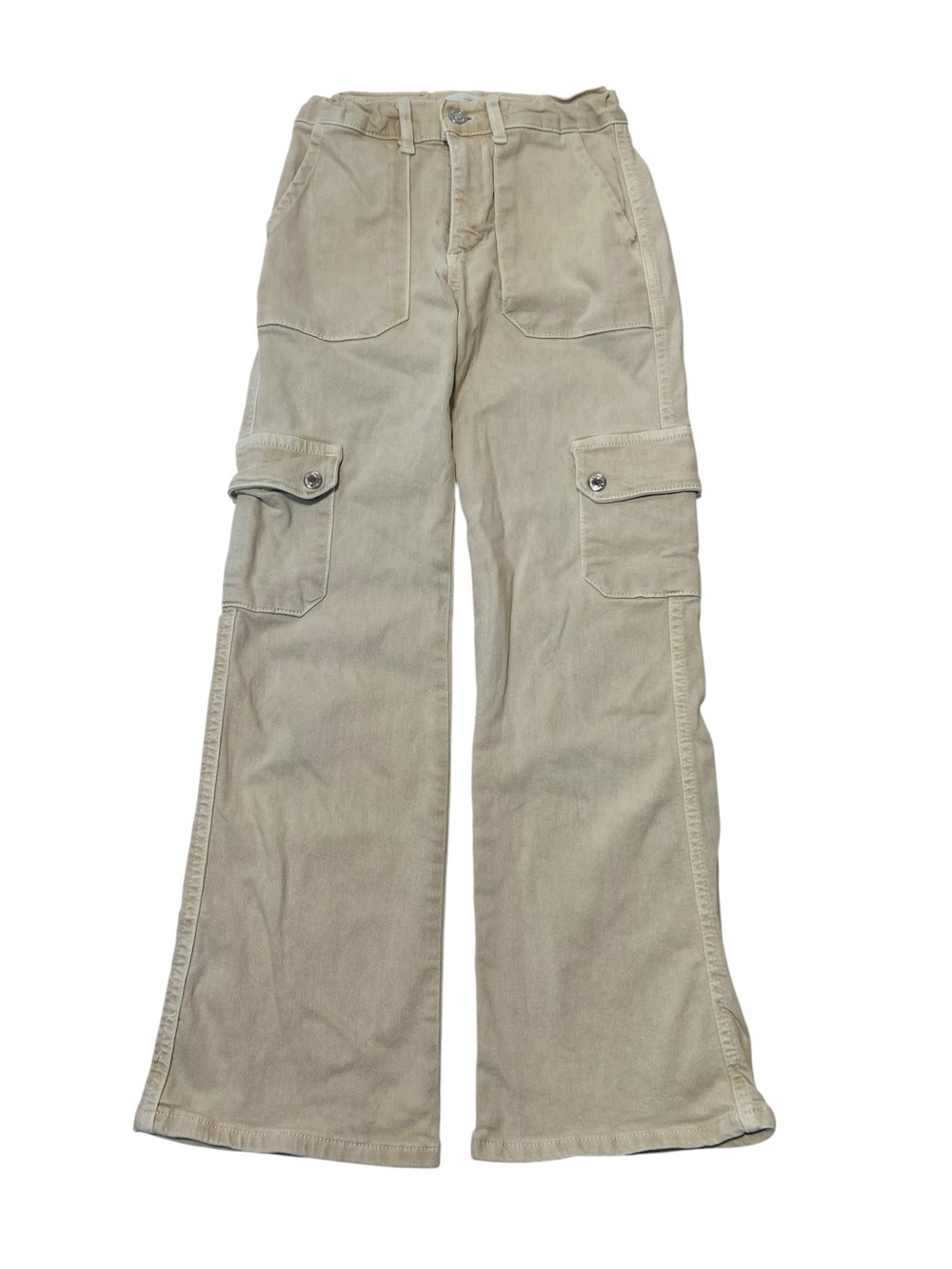 Zara Kids Beige Wide-Leg Cargo Jeans girls 11-12Y